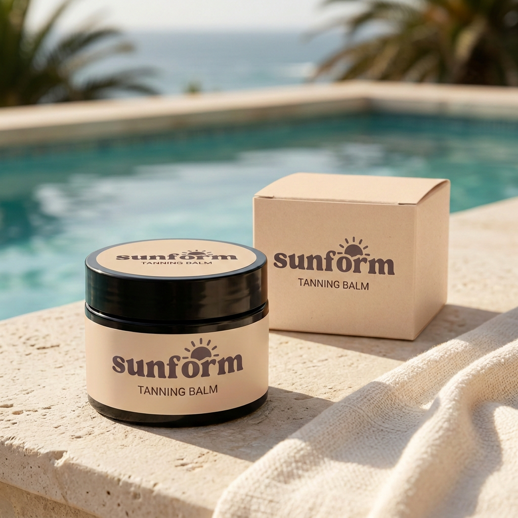 Sunform lifestyle photo with supplied logo